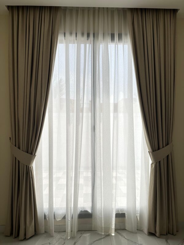 Light Brown Blackout Curtain